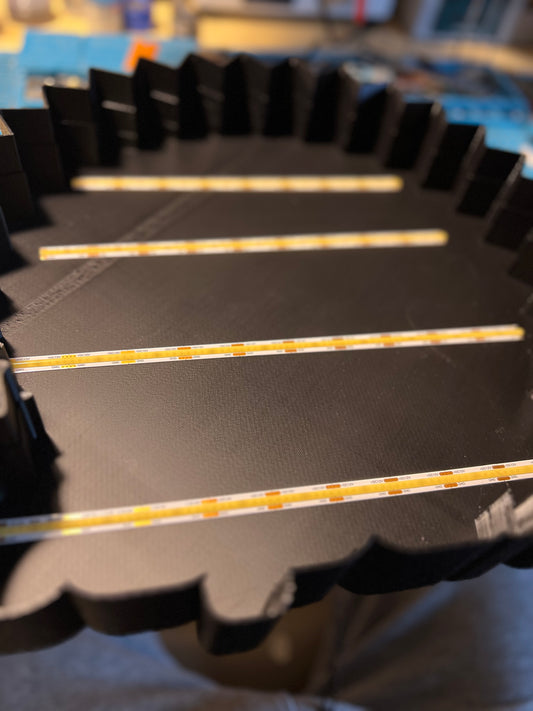 3D printed salon sign