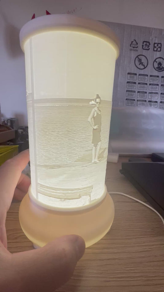 3D PRINT LITOGRAPHY LAMP